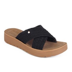 Sandalia Flats Moda Mujer 8040 NEGRO