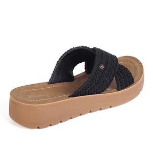 Sandalia Flats Moda Mujer 8040 NEGRO