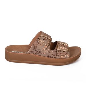 Sandalia Flats Moda Mujer 8015 DORADO