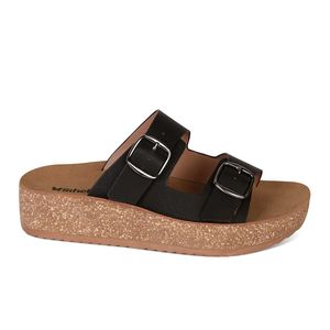 Sandalia Flats Moda Mujer 8018 NEGRO