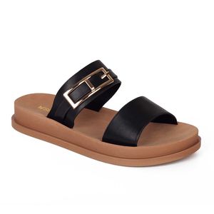Sandalia Flats Moda Mujer 8007 NEGRO