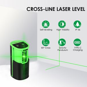 Nivel láser de nivelación automática 100 pies/30 m TYPE-C recargable