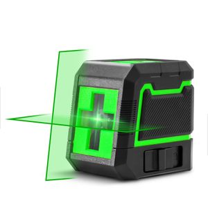 Nivel Láser Pequeño Portátil Mini Cableado Automático 2 Líneas Luz Verde Modelo A