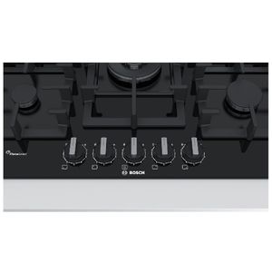 Cocina Bosch PPQ7A6B90 Empotrable Preparada para Gas Natural Vidrio Negro