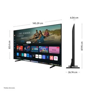 Televisor Samsung LED 65'' Crystal UHD 4K 65DU7000 Tizen OS Smart TV -  2024