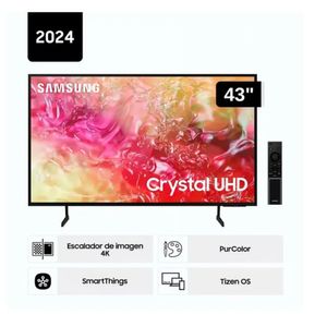 Televisor Samsung LED 43 Crystal UHD 4K 43DU7000 Tizen OS Smart TV