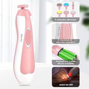 Pulidor De Uñas  Para Bebes - Rosado