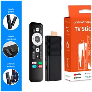 Convertidor a Smart TV Stick Pro 4K y Asistente de Voz