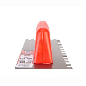 Plancha para Empastar Dentada 28 cm (10 x 10 mm) Mango de Plástico Rubí 610000544