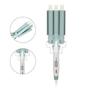 Pinza Rizadora Para Cabello 3 Tubos Vgr V595