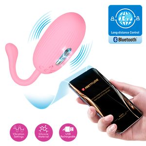 Doreen Pretty Love Huevo Vibrador con Electroshock Rosa