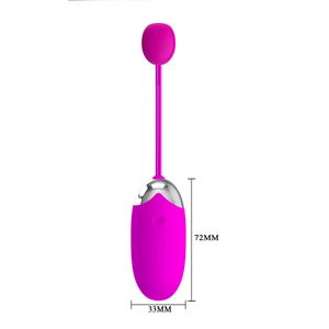 Abner Pretty Love Huevo Vibrador con App Púrpura