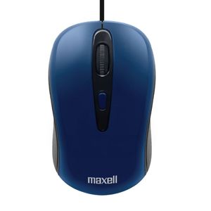 Mouse Óptico Alámbrico Azul Maxell MOWR-101