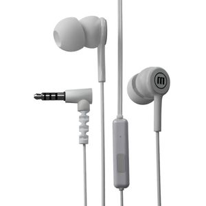 Audífono In Ear con micrófono 3.5 Blanco Maxell IN-TIPS