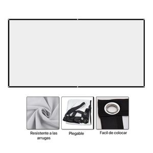 Proyector Smart Sd200 Owlenz + Ecran Blanco Cine En Casa