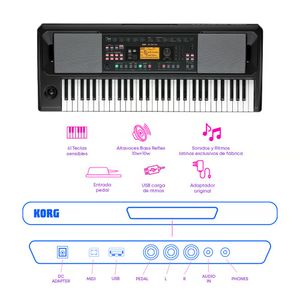 Teclado EK-50 CSA Pack Latino Avanzado