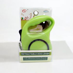 Correa Retráctil para Mascota Mediano 3mt Verde