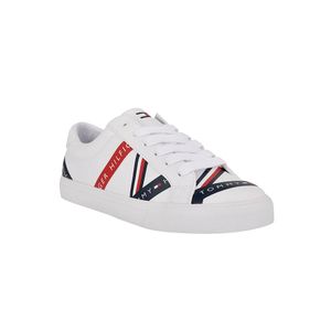 Zapatillas Tommy Hilfiger Original Lacen Color Blanco/Rojo y Azul - Sanllo