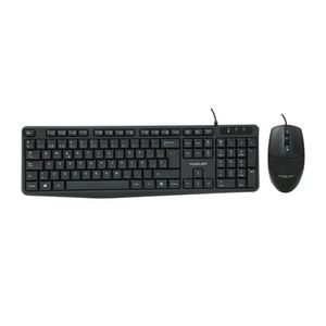 Combo KÜZLER Teclado + Mouse alámbrico TASKTWIN-1