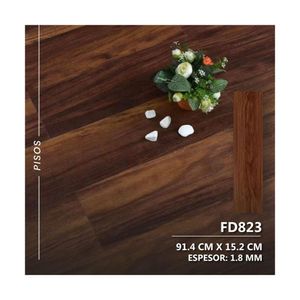 Piso Vinilico PVC Autoadhesivo 3D 5m2 Alto Transito - Decokasa FD823