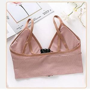 Bralette Tipo Sosten con Cierre Standard Rosado