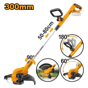 Cortadora Bordeadora de Césped Ingco 20V + 1 Batería 2.0AH + Cargador CGTLI203285