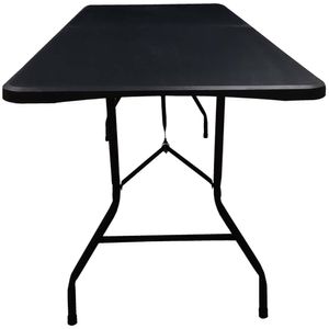 Mesa Plegable VIVA HOME Negra 180x74x74cm