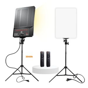 Kit Fondo de tela muselina Chroma + Panel LED Mobet M777 Dúo para fotografía