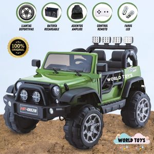 Carro a Batería 4 x 4 Grand Posh Todo Terreno Verde