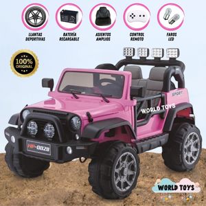 Carro a Batería 4 x 4 Grand Posh Todo Terreno Rosado
