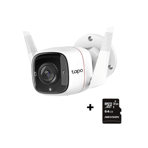 Cámara de seguridad TP-Link para exteriores Tapo C310 2k  Micro SD 64GB