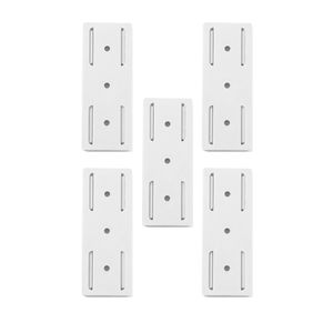 Pack de Soportes Autoadhesivos Para Enchufes Regletas de 5 unidades