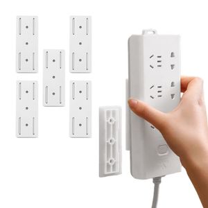 Pack de Soportes Autoadhesivos Para Enchufes Regletas de 5 unidades