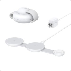 Cargador Inalámbrico Anker A25M8 Magnético Aurora Blanco