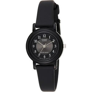 Casio LQ-139 Reloj clásico de resina negro para mujer