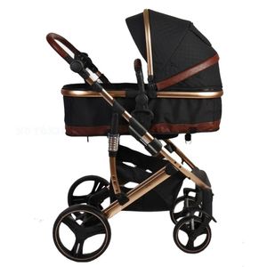Coche Moises de Lujo 4 en1 Con Porta Bebé Stokker Baby Negro