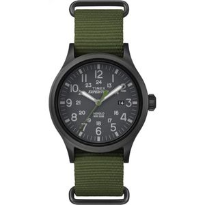 Reloj Scout Timex hombre con correa verde y resistencia al agua