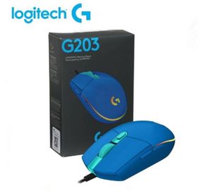 Mouse Logitech G203 Lightsync Óptica 8000 Dpi Rgb Blue
