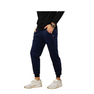 Pantalón Jogger French Terry Azul Talla S