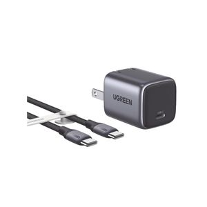 Ugreen Nexode 30W USB-C GaN Cargad Rápido + Cable 66W 1m CD319 - 25256