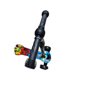 Scooter para Niños -Plegable con luces -Grafiti - azul
