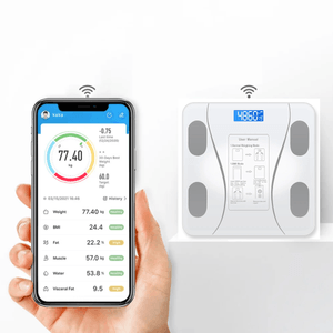 Balanza Digital Bluetooth 180 kg Color Blanco