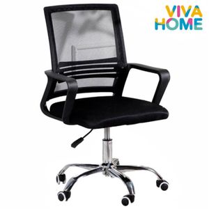 Silla Ergonómica De Oficina Viva Home 8003 Negro