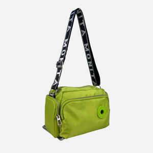 Morral Bandolera Mediano Mujer Nylon Verde Lima