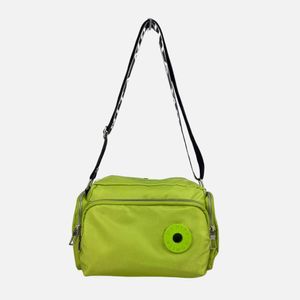 Morral Bandolera Mediano Mujer Nylon Verde Lima