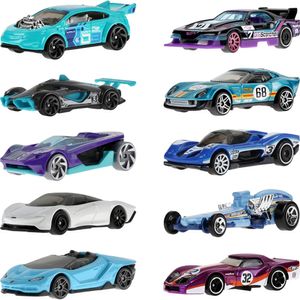 Hot Wheels Pack 10 autos 1:64 Corvette Lamborghini McLaren y más