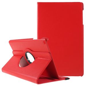 Funda para Lenovo Tab M9 Flipcover Giratorio Roja Antishock Resistente a Caidas y Golpes