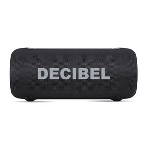 Parlante Bluetooth Decibel Soundbox Lite 13W RMS, hasta 9 horas de duración, resistente al agua y al polvo IPX5, con efectos de luz RGB, negro