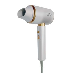 Secadora Sec 1700W, 2 niveles de velocidad, luz LED, blanco