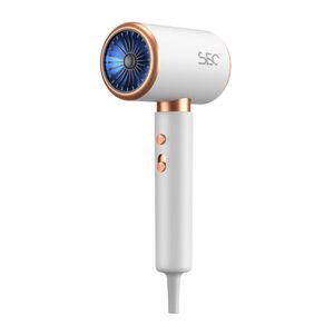 Secadora Sec 1700W, 2 niveles de velocidad, luz LED, blanco